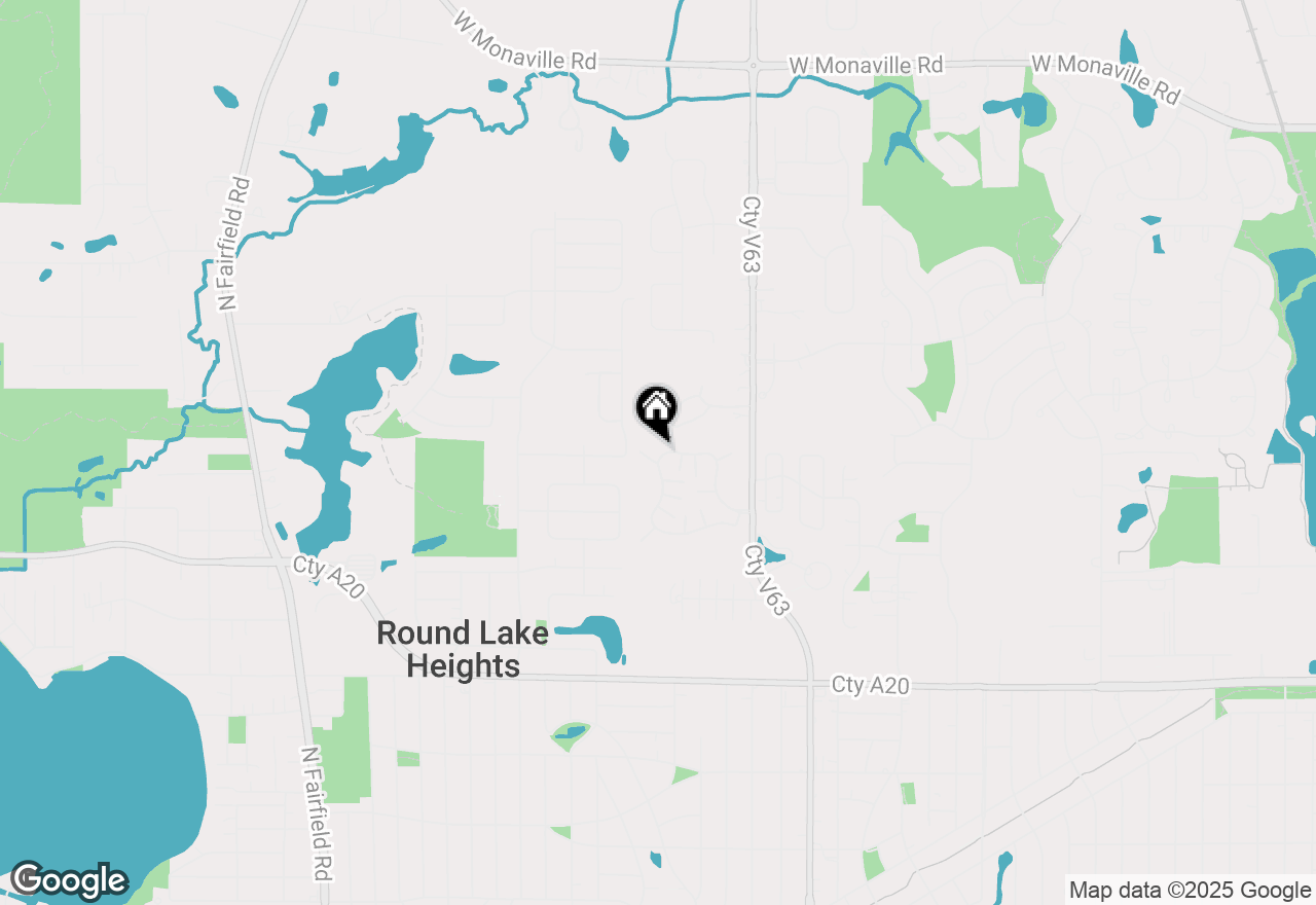 Map of 542 Normandie Lane, Round Lake Beach, IL 60073