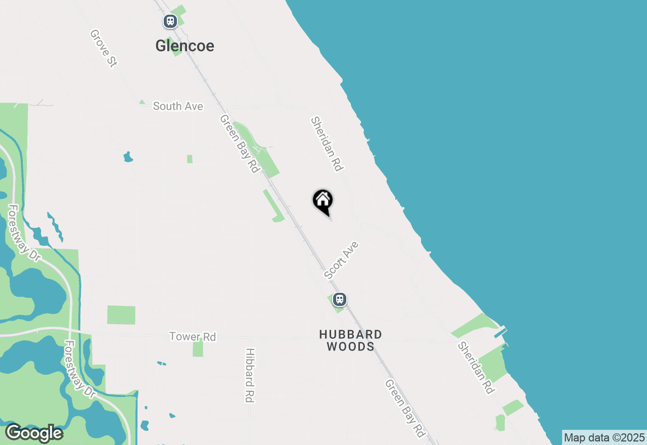 Map of 238 Woodlawn Avenue, Winnetka, IL 60093