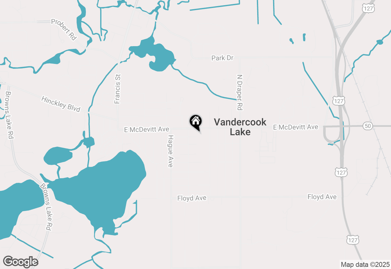 Map of 912 Gerald Avenue, Jackson, MI 49203