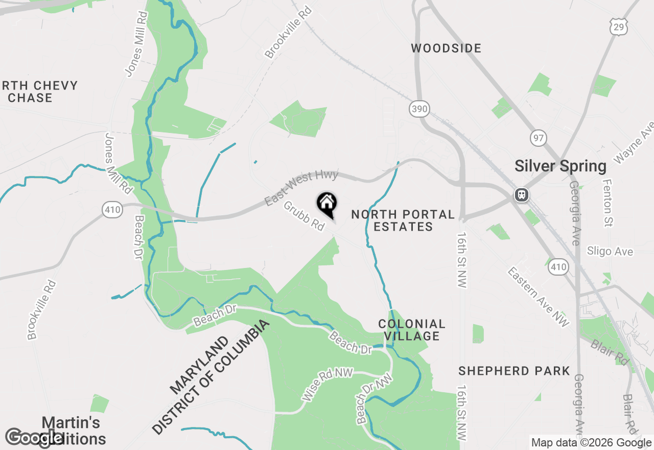 Map of 8205 Grubb Road #101, Silver Spring, MD 20910