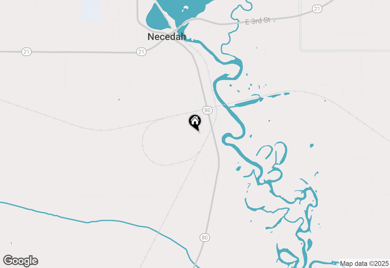 Map of 6706 W 20th West Street, Necedah, WI 54646