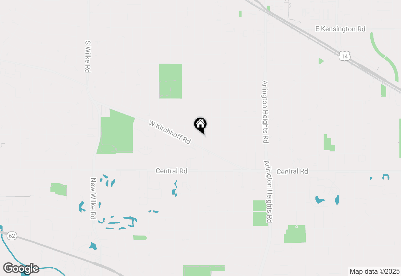 Map of 806 S Walnut Avenue, Arlington Heights, IL 60005