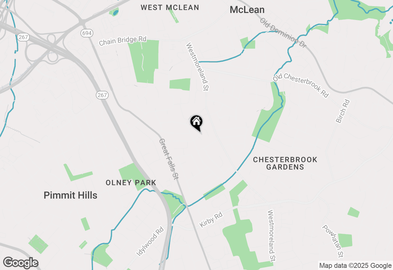 Map of 6916 Southridge Drive, Mclean, VA 22101