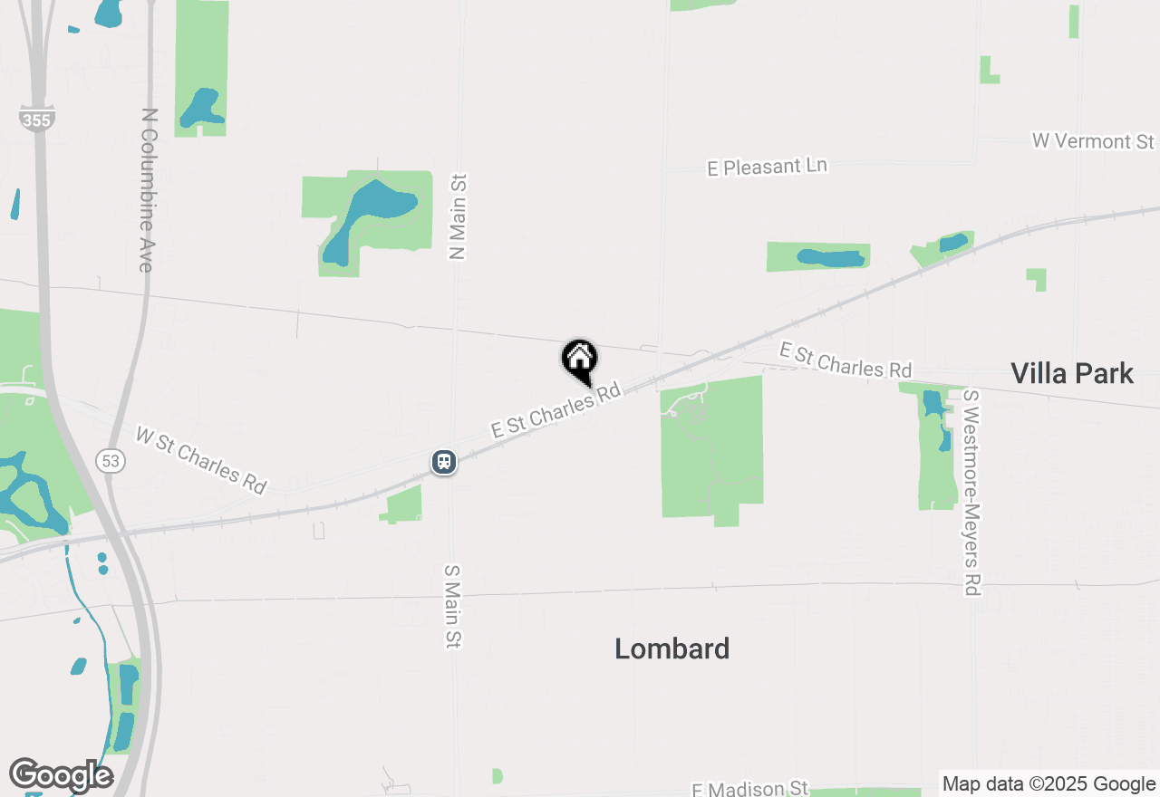 Map of 234 E Saint Charles Road, Lombard, IL 60148