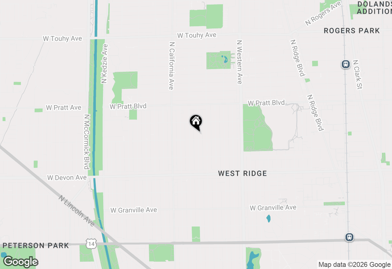 Map of 6614 N Talman Avenue, Chicago, IL 60645