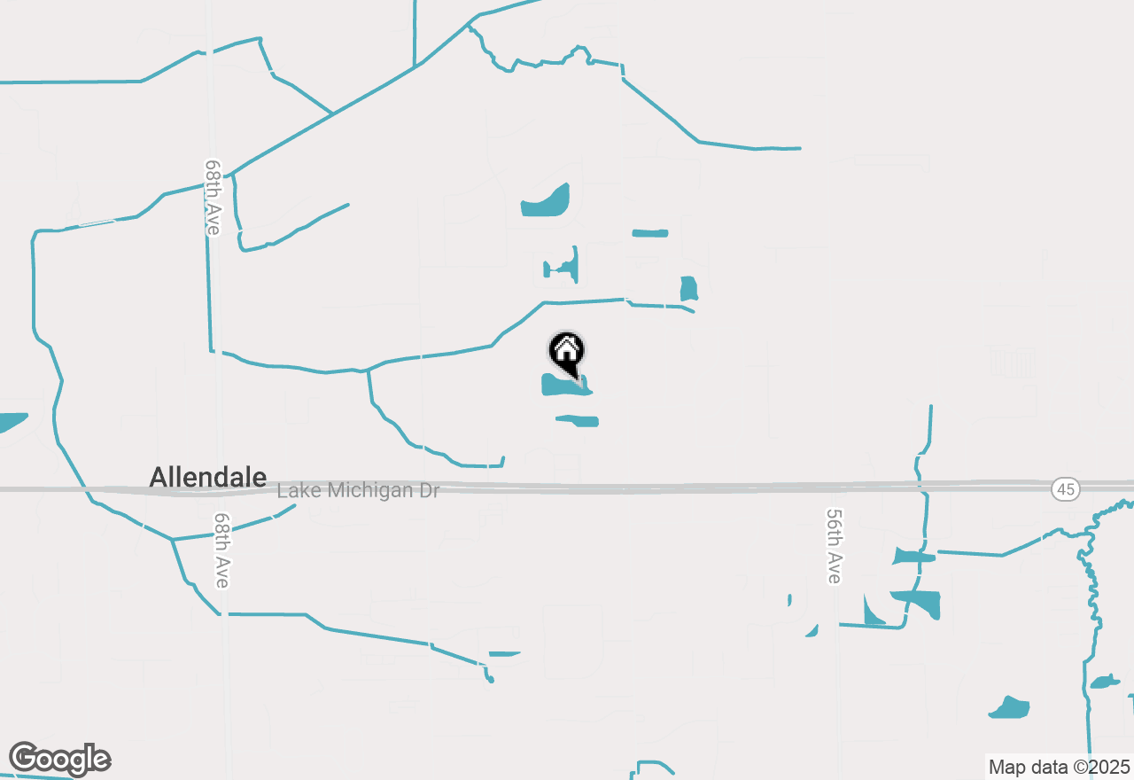 Map of 6104 Crystal Drive #85, Allendale, MI 49401