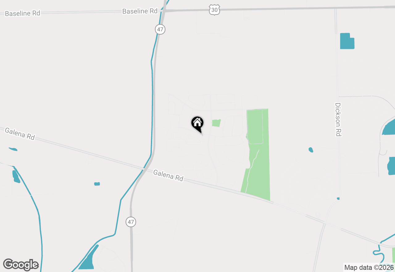 Map of 142 Bertram Drive #B, Yorkville, IL 60560