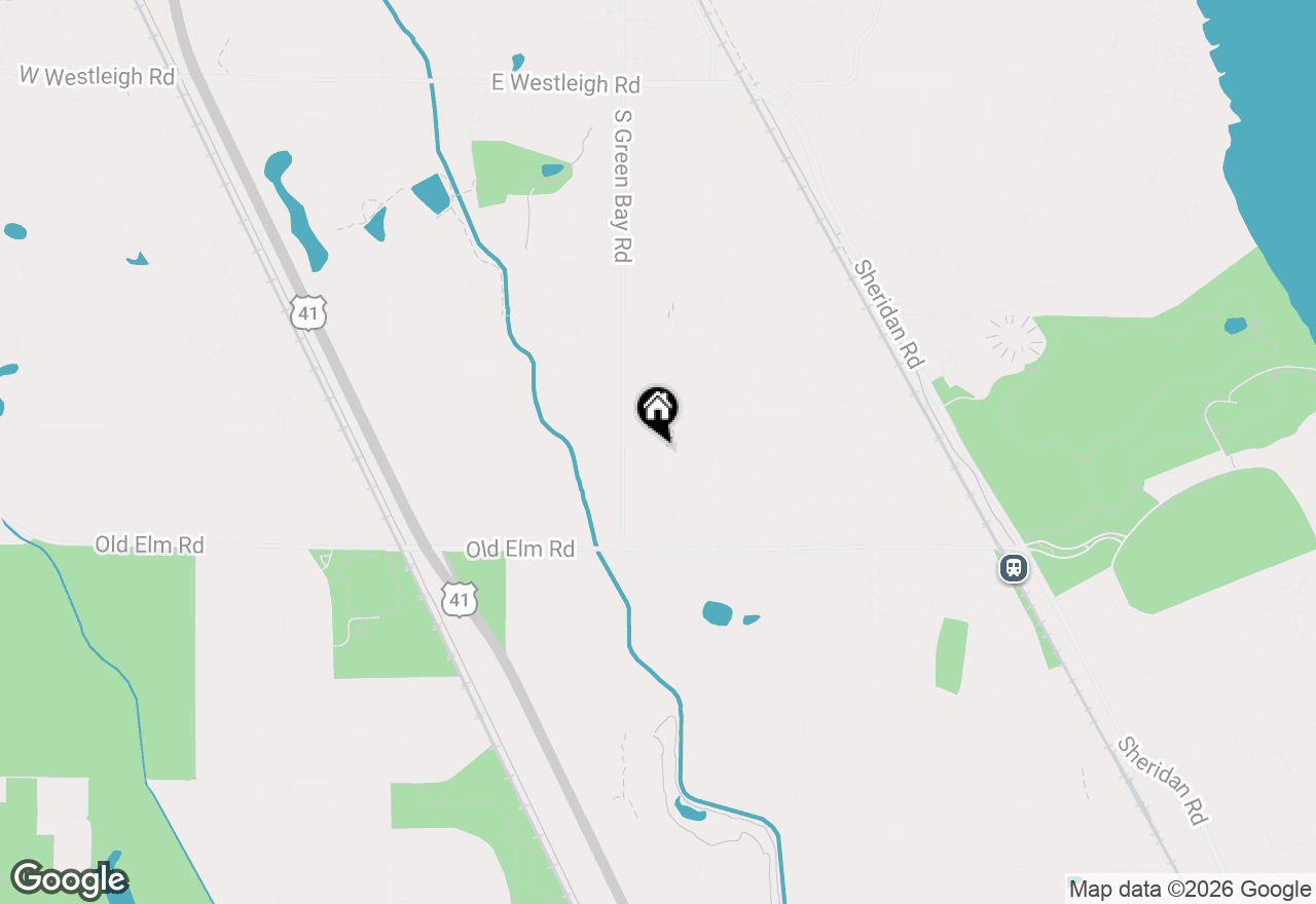 Map of 1040 Forest Hill Road, Lake Forest, IL 60045