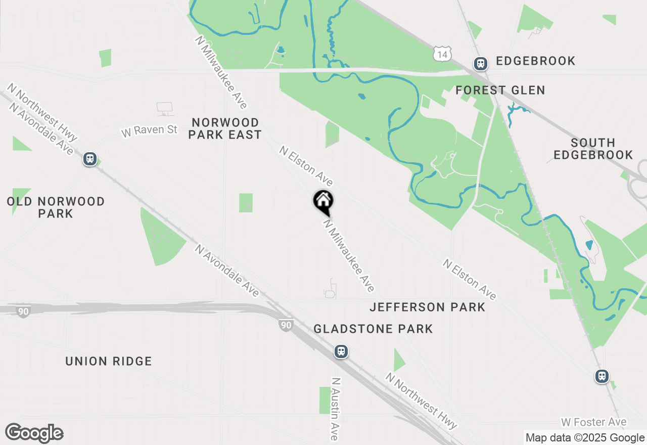 Map of 5844 N Milwaukee Avenue, Chicago, IL 60646