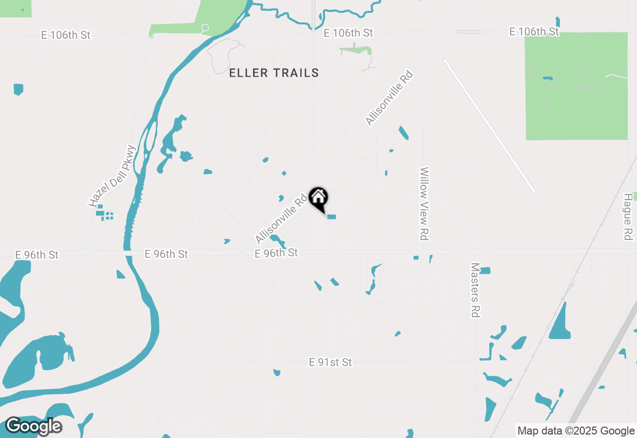 Map of 9764 Foxboro Lane, Fishers, IN 46038