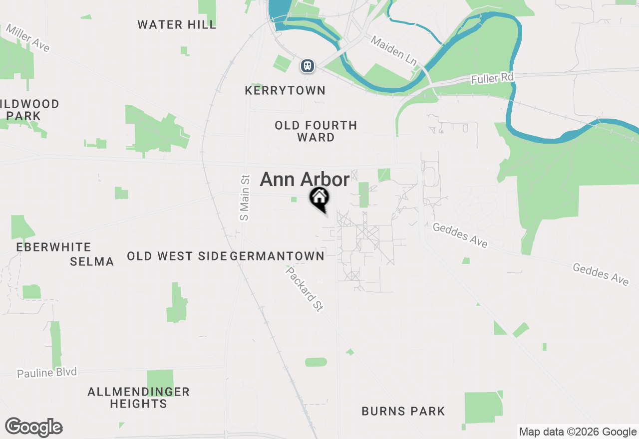 Map of 555 E William Street #4G, Ann Arbor, MI 48104