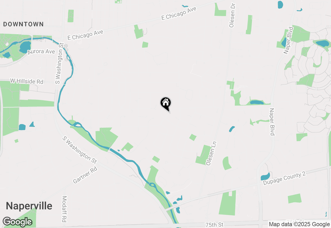 Map of 1055 E Gartner Road, Naperville, IL 60540