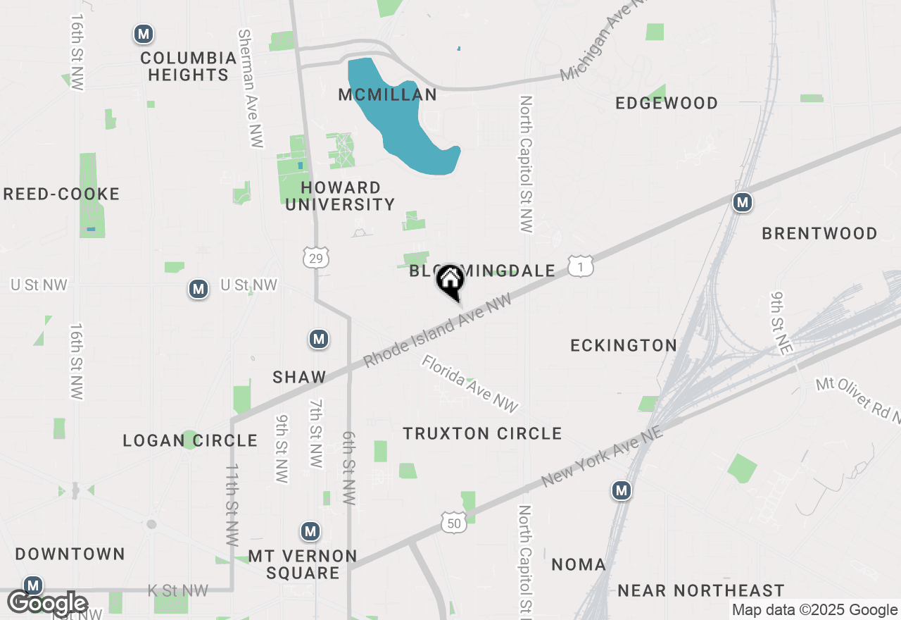 Map of 141 T Street Nw, Washington, DC 20001