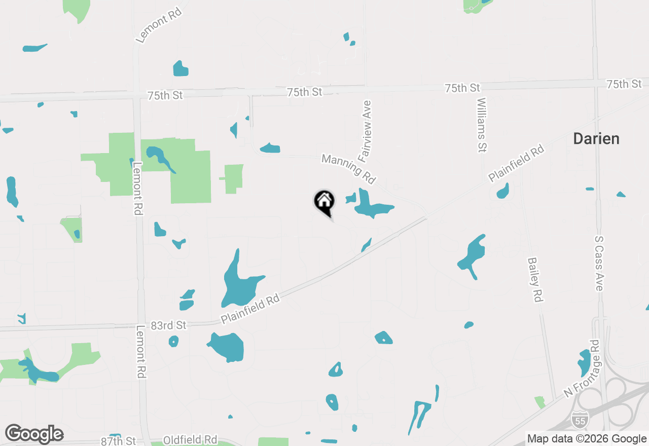 Map of 7920 Woodglen Lane #207, Downers Grove, IL 60516