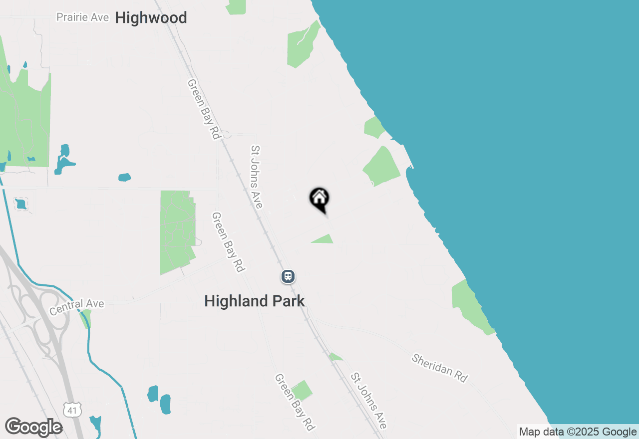 Map of 1902 Linden Avenue #1902, Highland Park, IL 60035