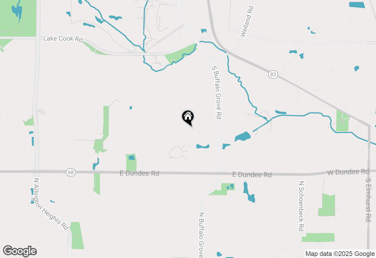 Map of 110 Old Oak Drive #237, Buffalo Grove, IL 60089