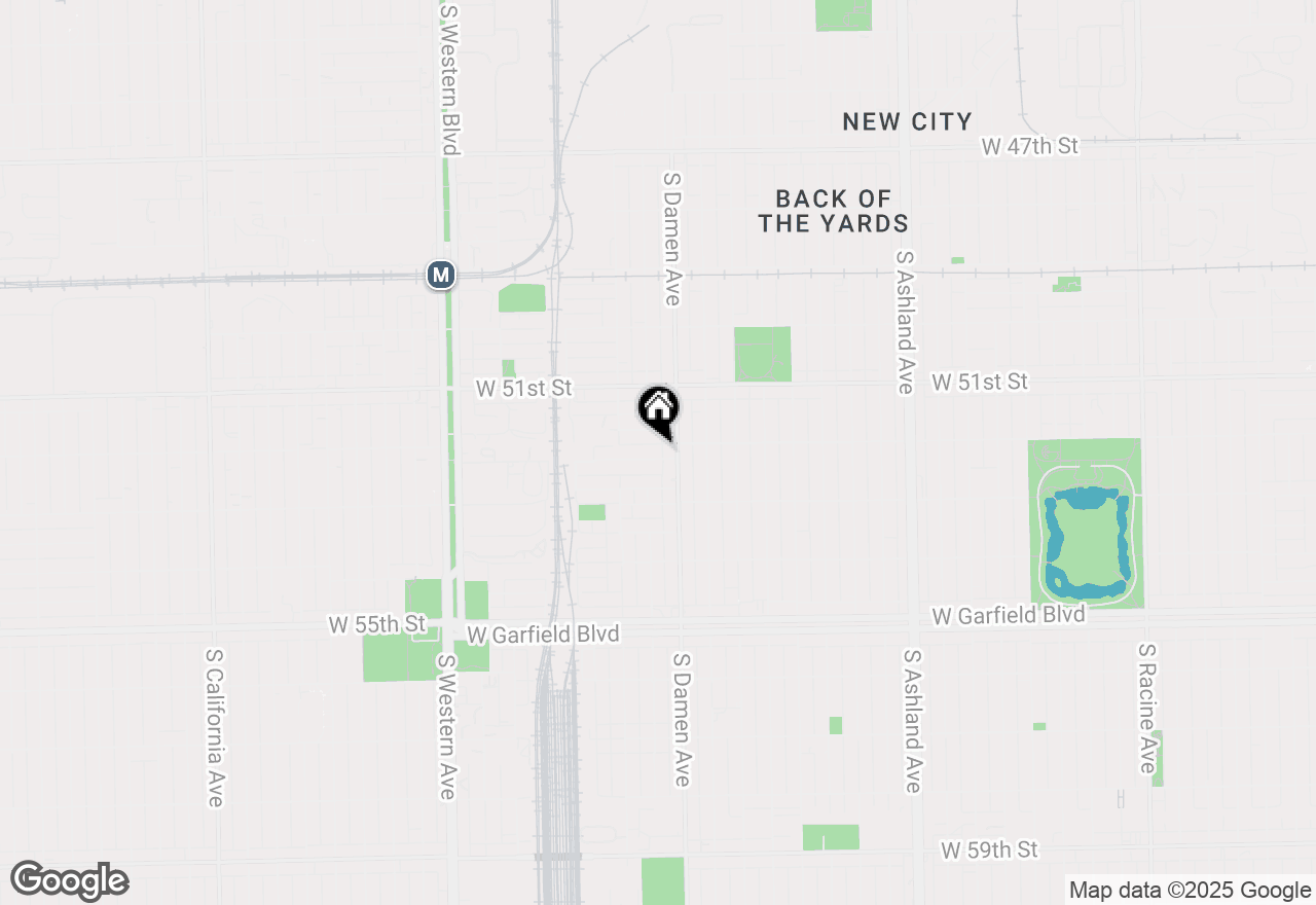 Map of 2016 W 52nd Street, Chicago, IL 60609