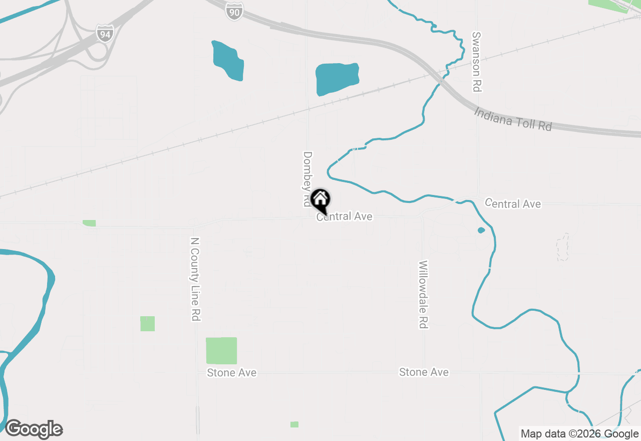 Map of 5279 Central Avenue, Portage, IN 46368