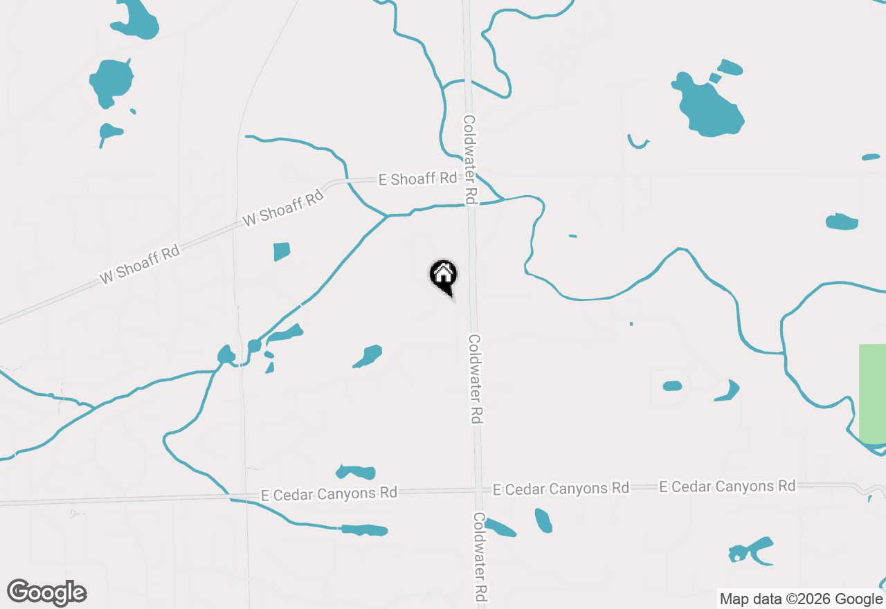 Map of 594 Contour Cove, Huntertown, IN 46748