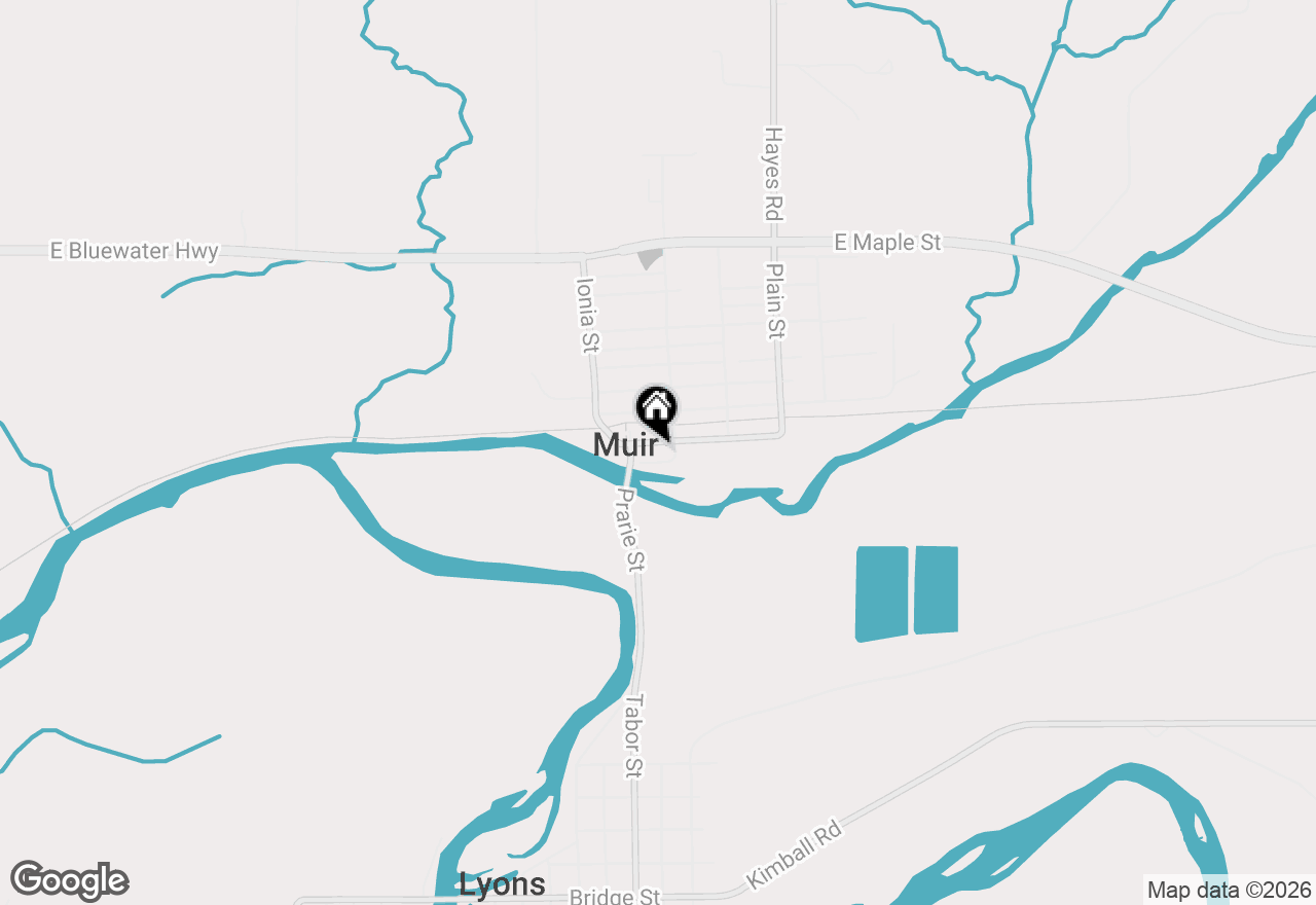 Map of 139 W Superior Street, Muir, MI 48860