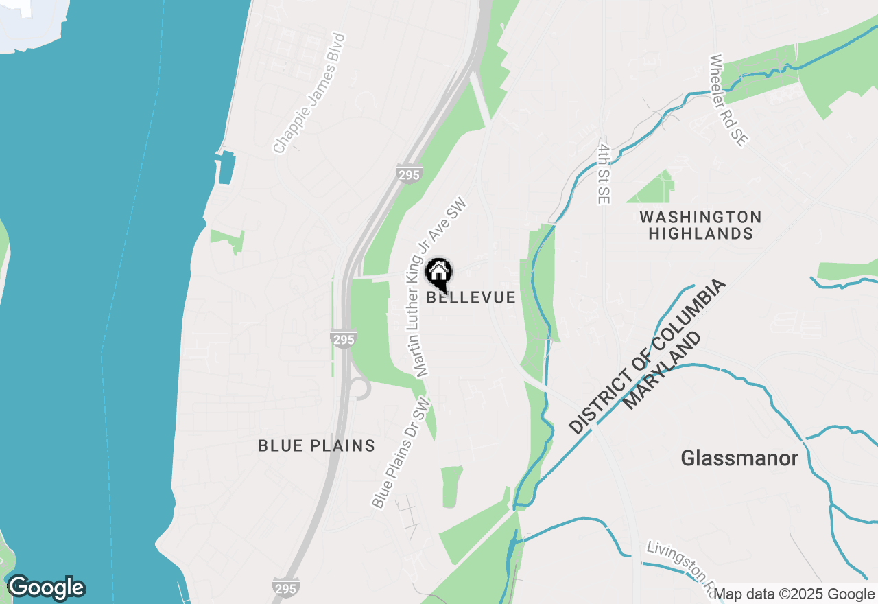 Map of 131 Darrington St SW Darrington Street Sw, Washington, DC 20032