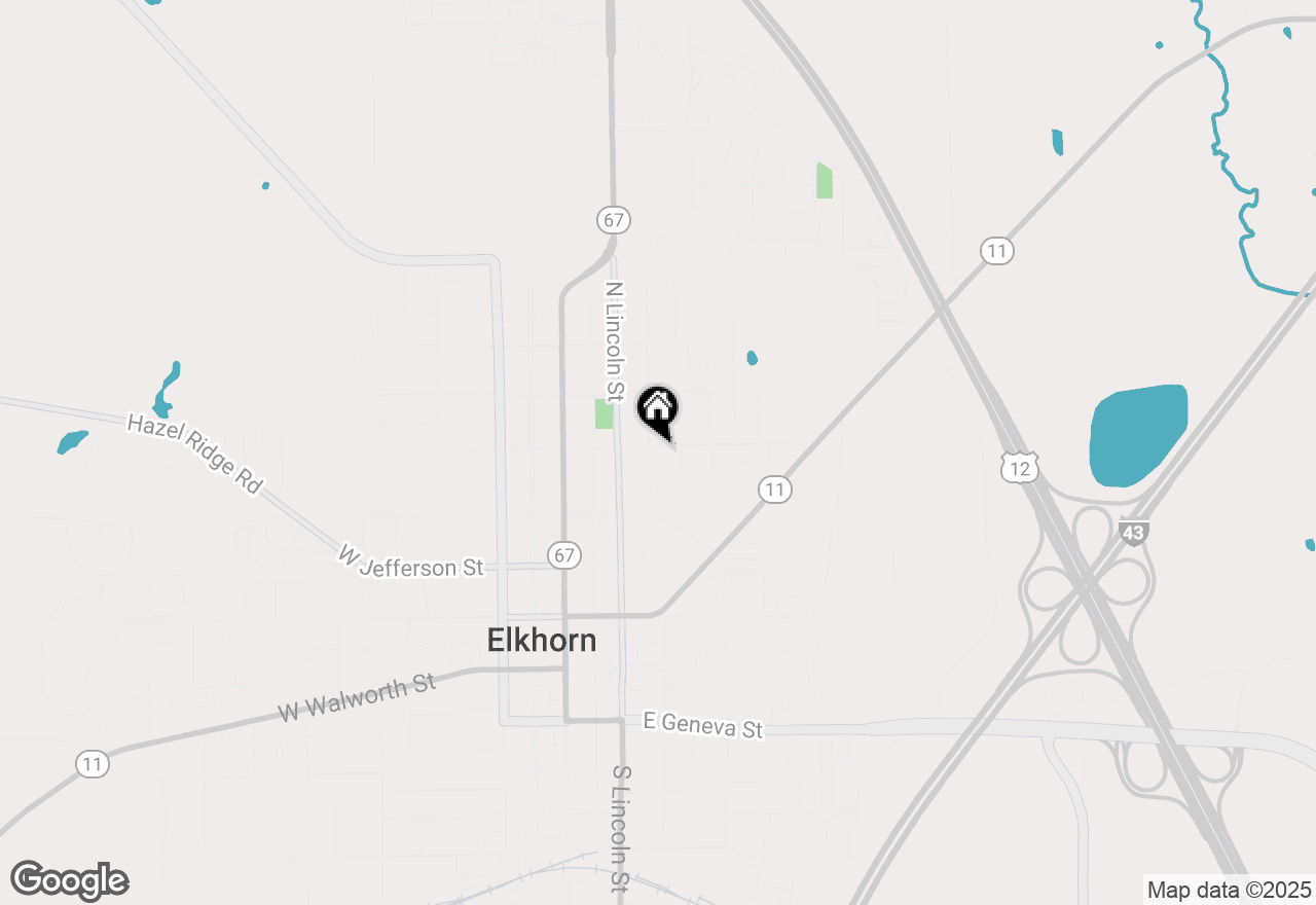 Map of 301 E 1st Ave, Elkhorn, WI 53121