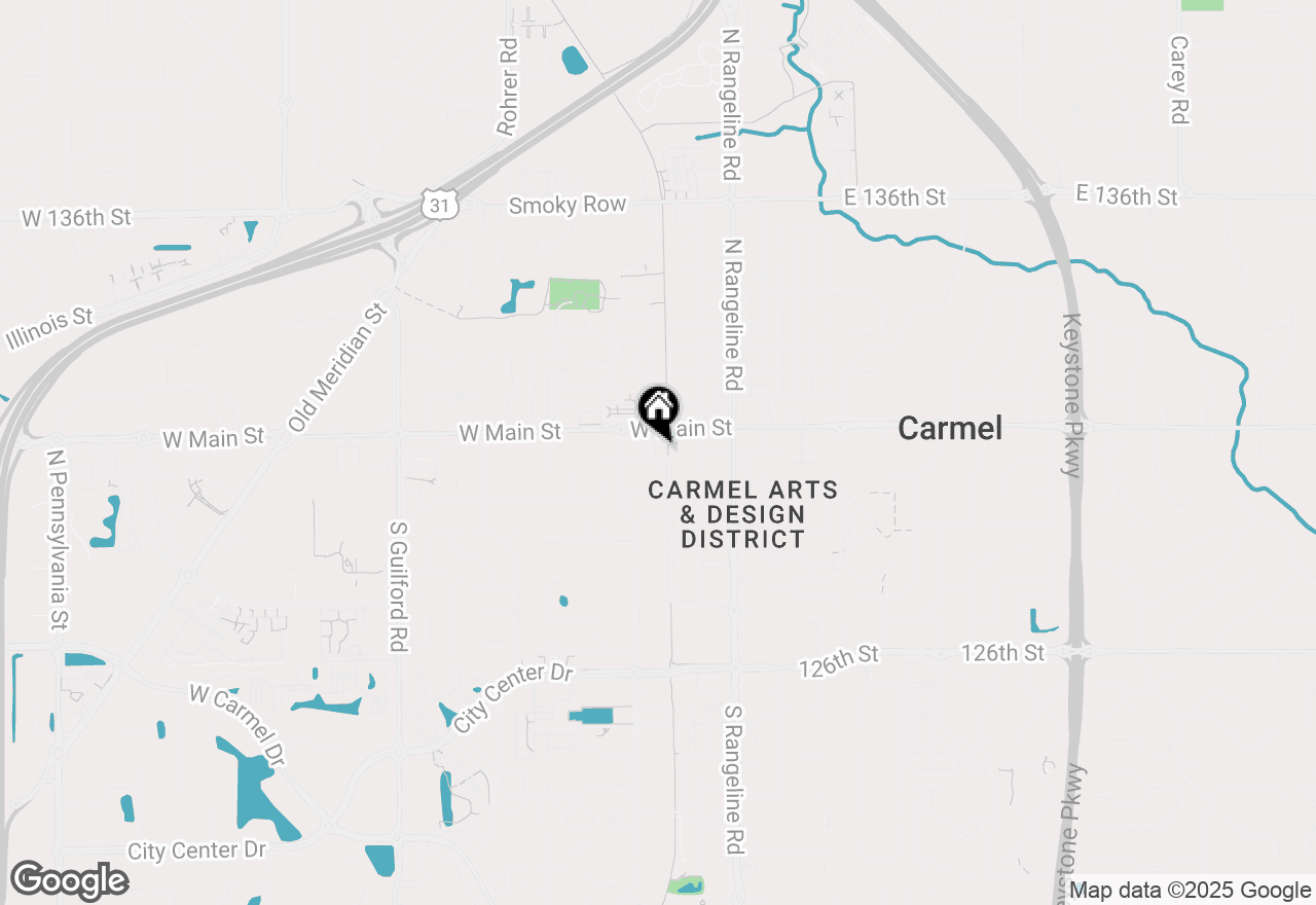Map of 80 Monon Boulevard, Carmel, IN 46032