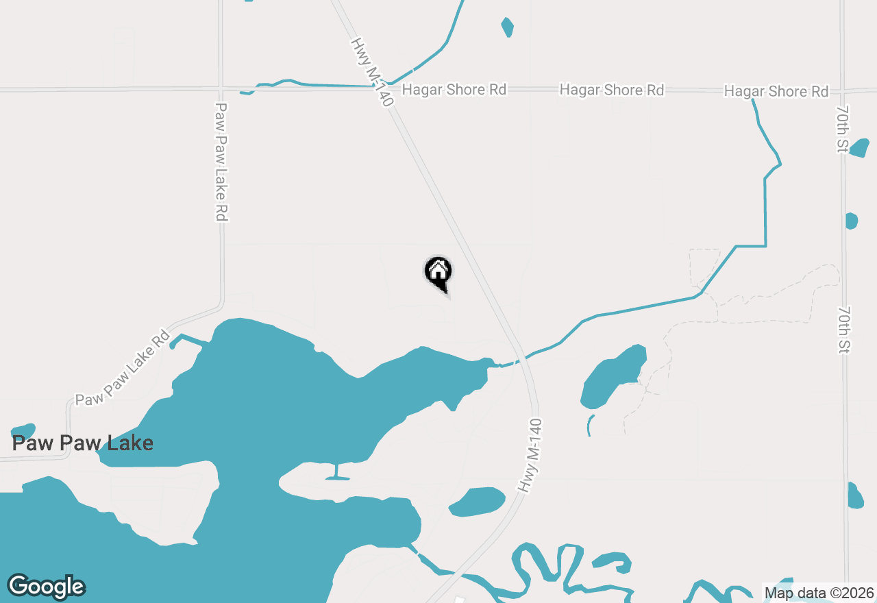 Map of 8655 Heron Court, Watervliet, MI 49098