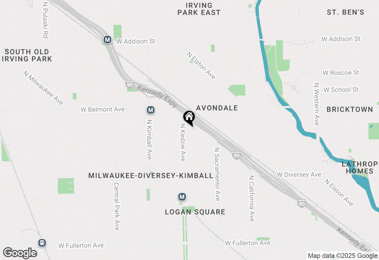 Map of 3042 N Troy Street, Chicago, IL 60618