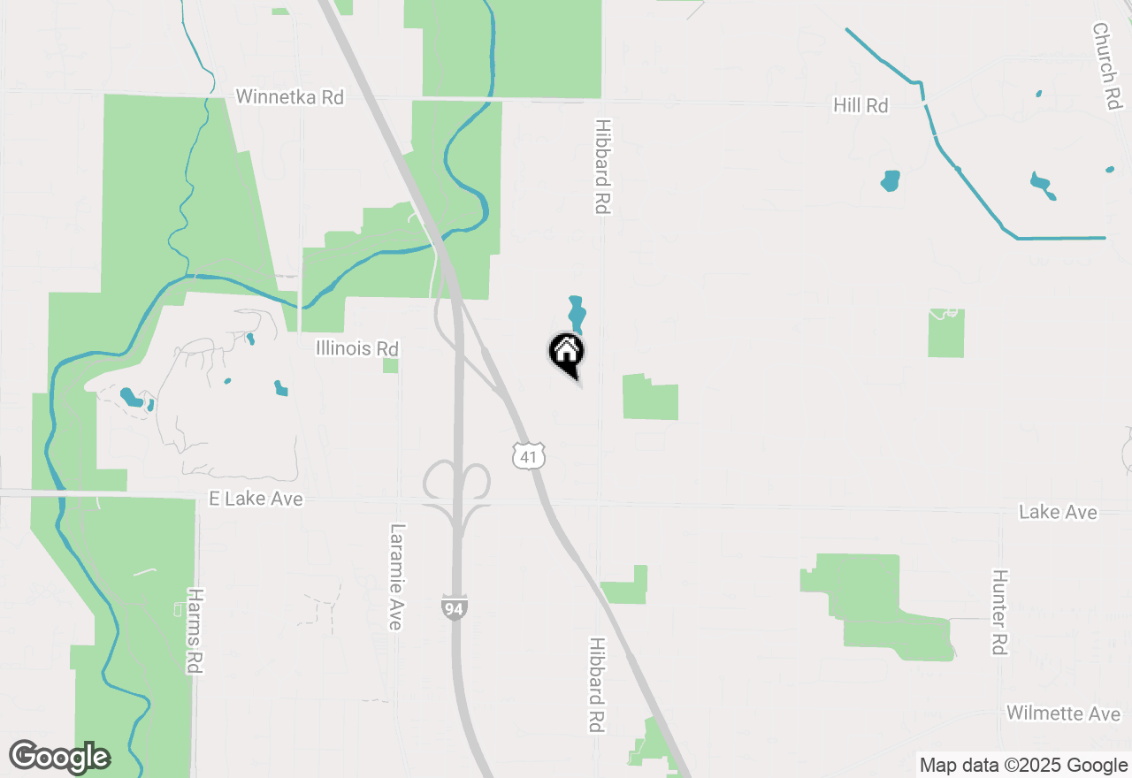 Map of 3129 Sprucewood Road, Wilmette, IL 60091