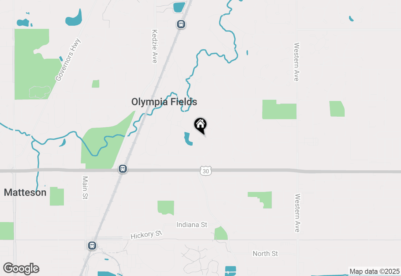 Map of 1 Maros Lane, Olympia Fields, IL 60461