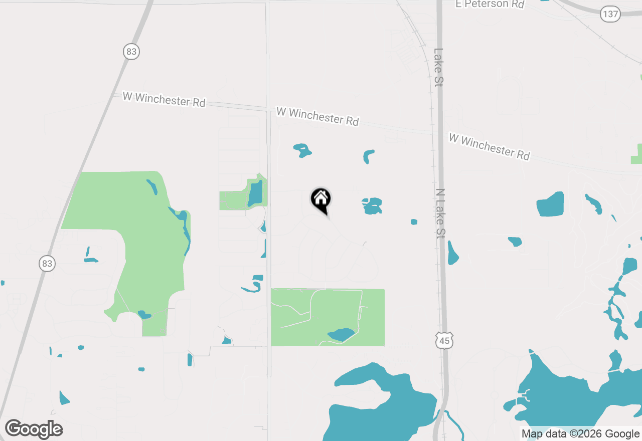 Map of 721 Ambria Drive, Mundelein, IL 60060