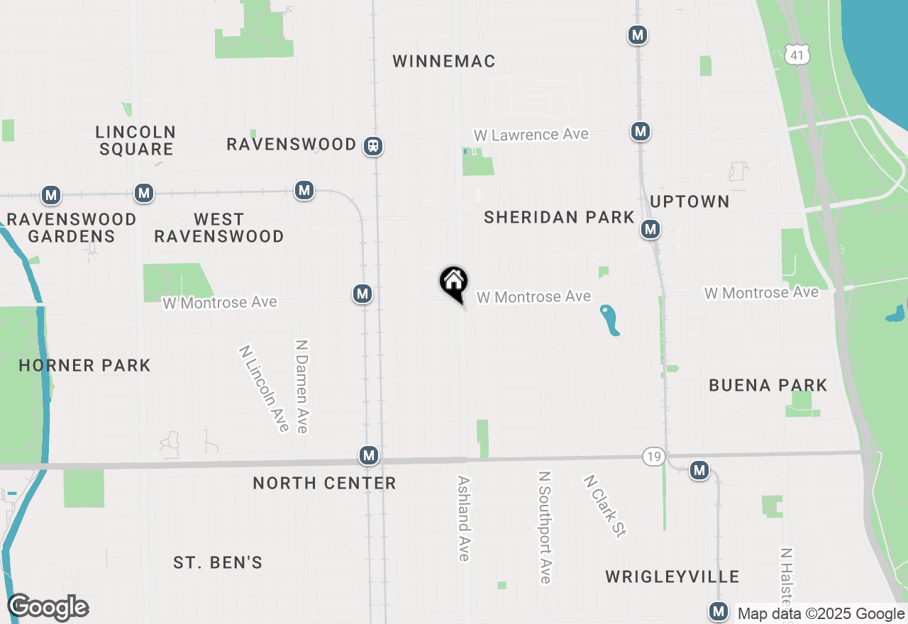 Map of 4338 N Ashland Avenue, Chicago, IL 60613