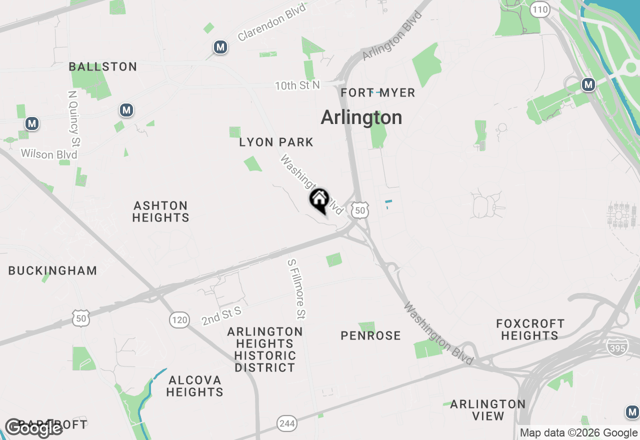 Map of 66 N Bedford Street #66A, Arlington, VA 22201