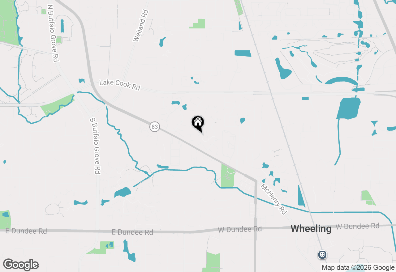 Map of 1053 Scanlon Drive #A1, Wheeling, IL 60090