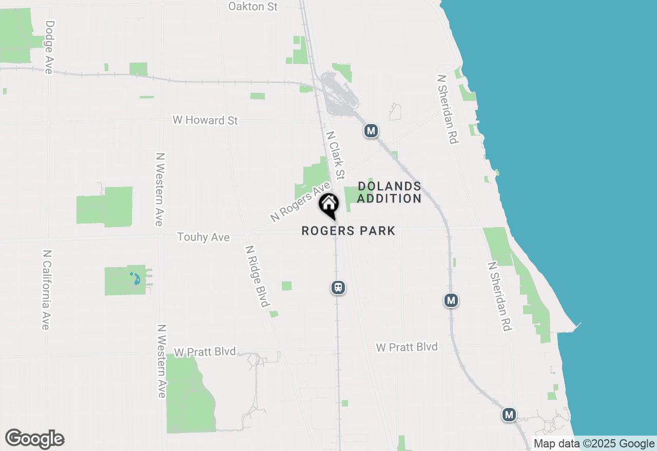 Map of 1810 W Touhy Avenue, Chicago, IL 60626