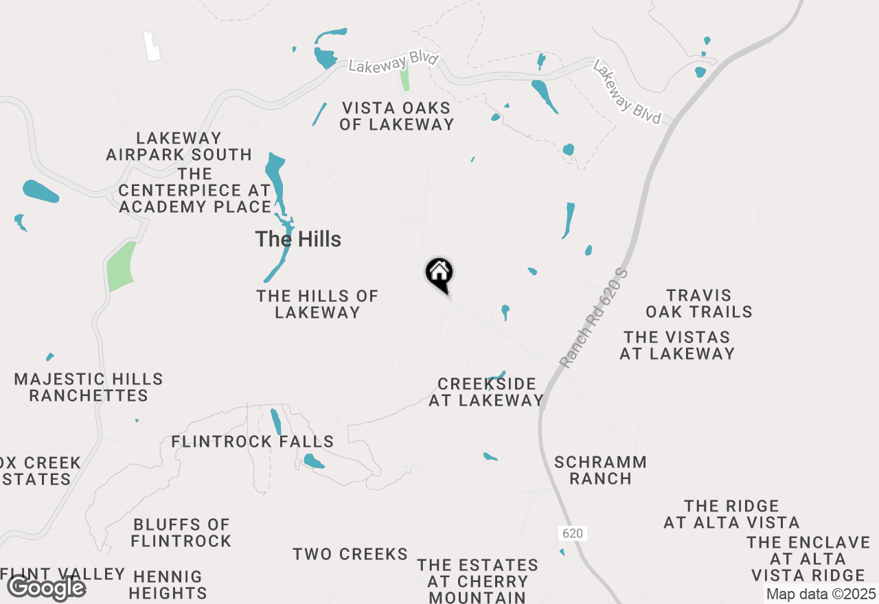 Map of 102 Bella Toscana Ave #1205, Lakeway, TX 78734