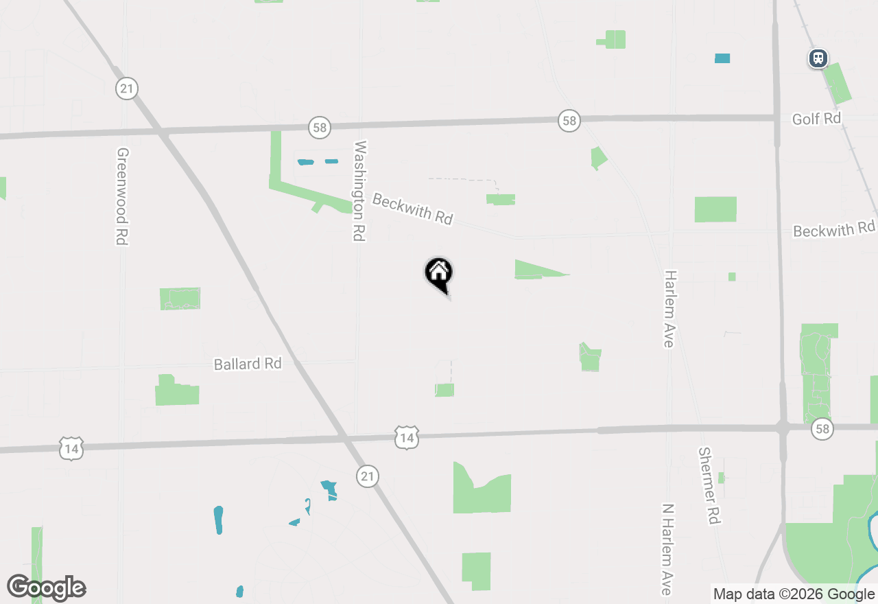 Map of 7751 Arcadia Street, Morton Grove, IL 60053