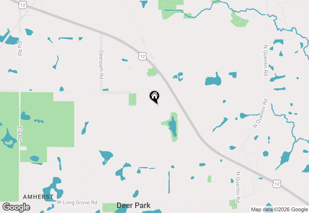 Map of 1434 Coral Reef Way, Lake Zurich, IL 60047