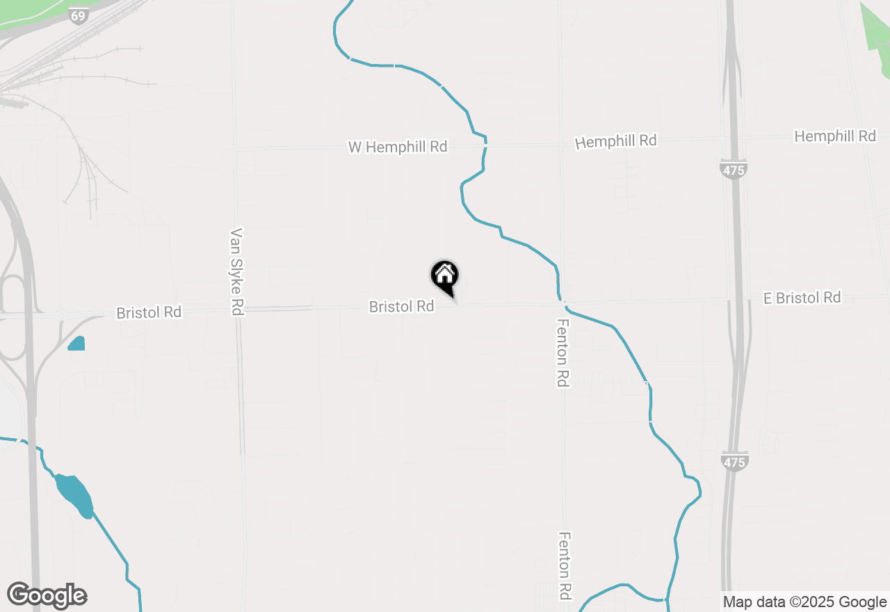 Map of 1192 W Bristol Road, Flint, MI 48507