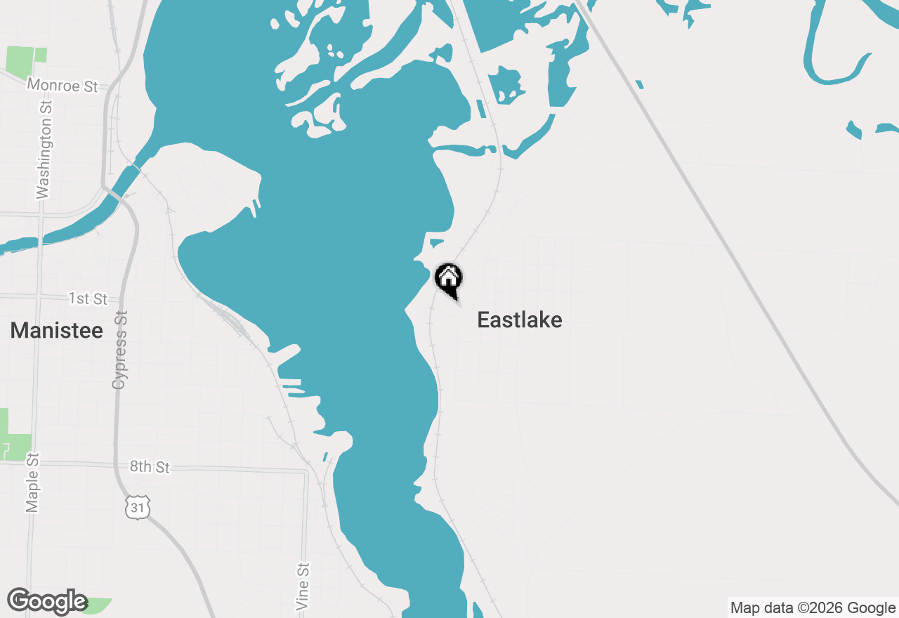 Map of 258 Division Street, Eastlake, MI 49626