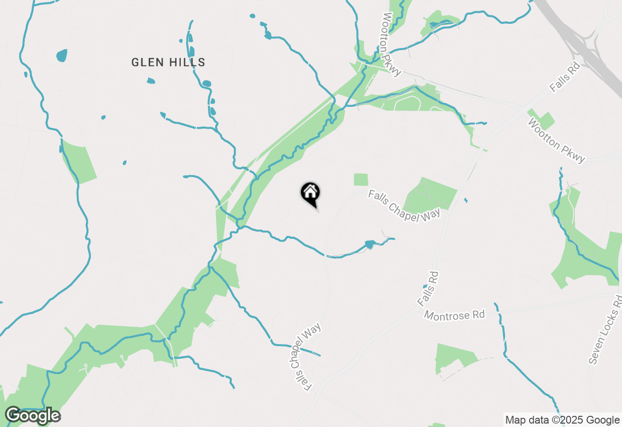 Map of 9201 Willow Pond Lane, Potomac, MD 20854