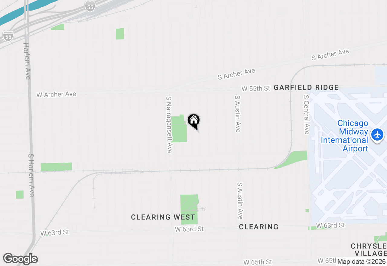 Map of 5728 S Merrimac Avenue, Chicago, IL 60638