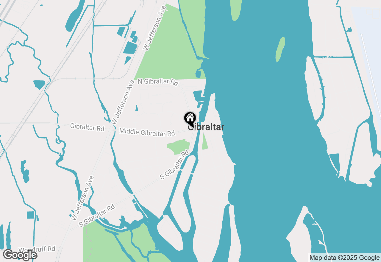 Map of 13883 Middle Gibraltar #3, #7, Gibraltar, MI 48173