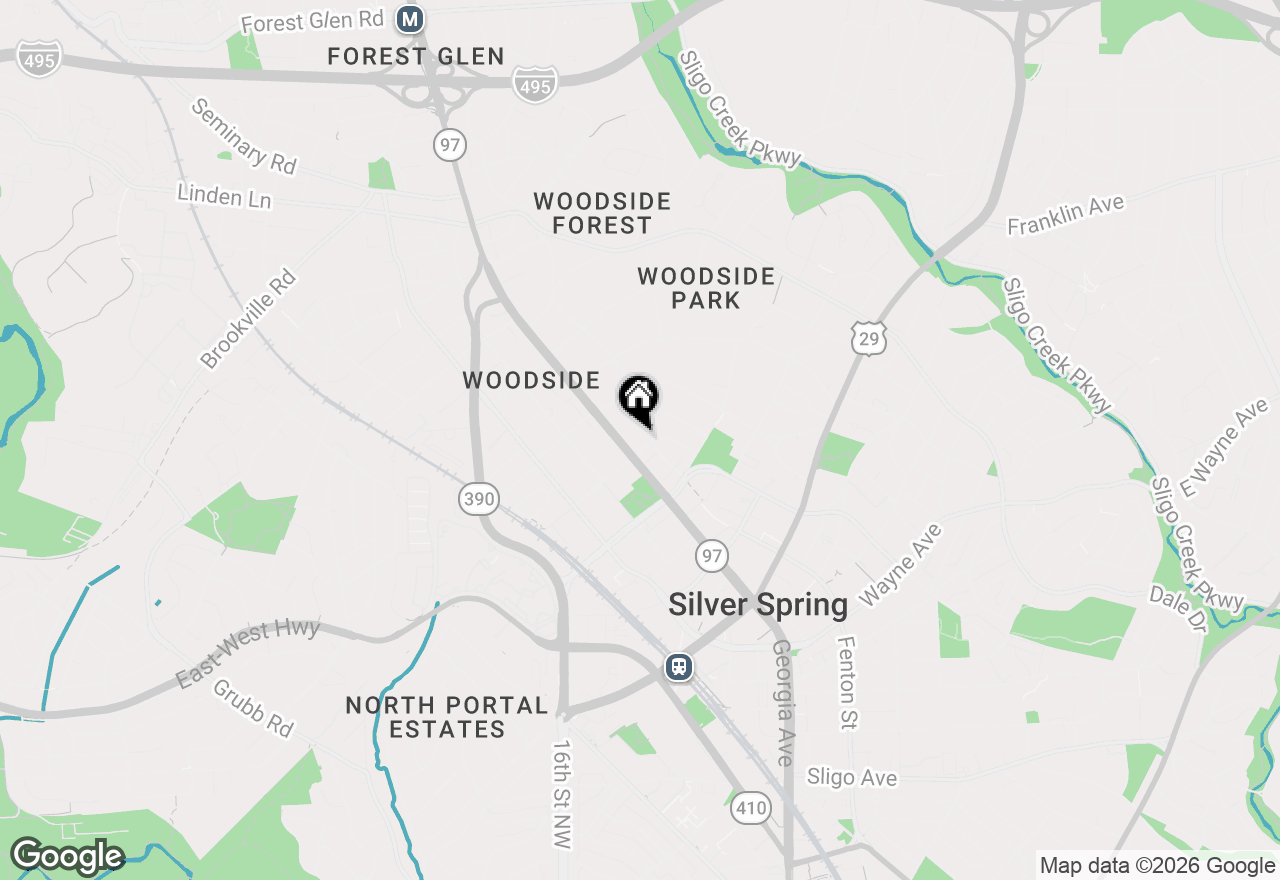 Map of 1303 Ballard Street, Silver Spring, MD 20910