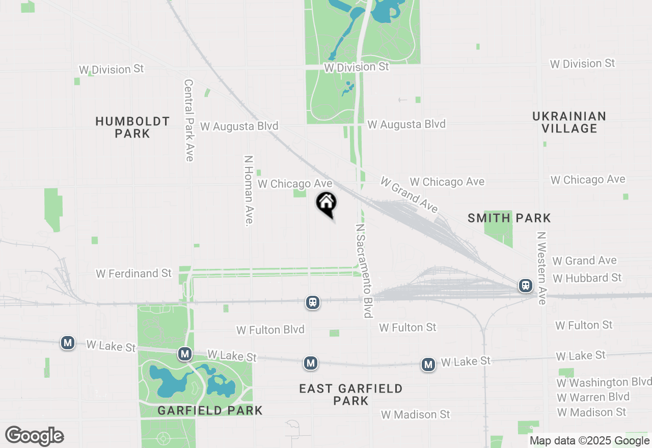 Map of 635 N Troy Street, Chicago, IL 60612