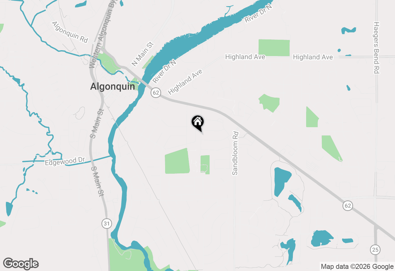 Map of 719 Webster Street, Algonquin, IL 60102