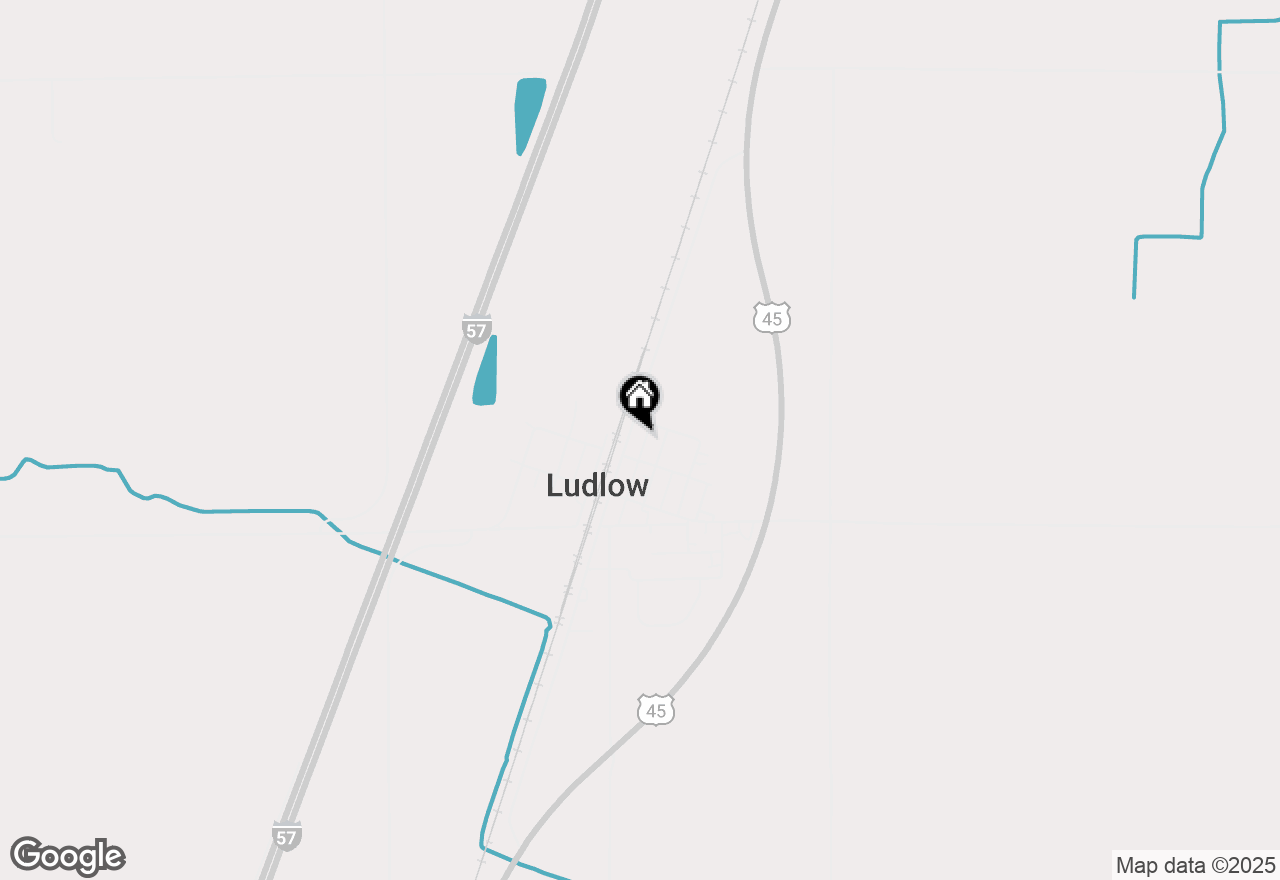 Map of 220 N Oak Street, Ludlow, IL 60949