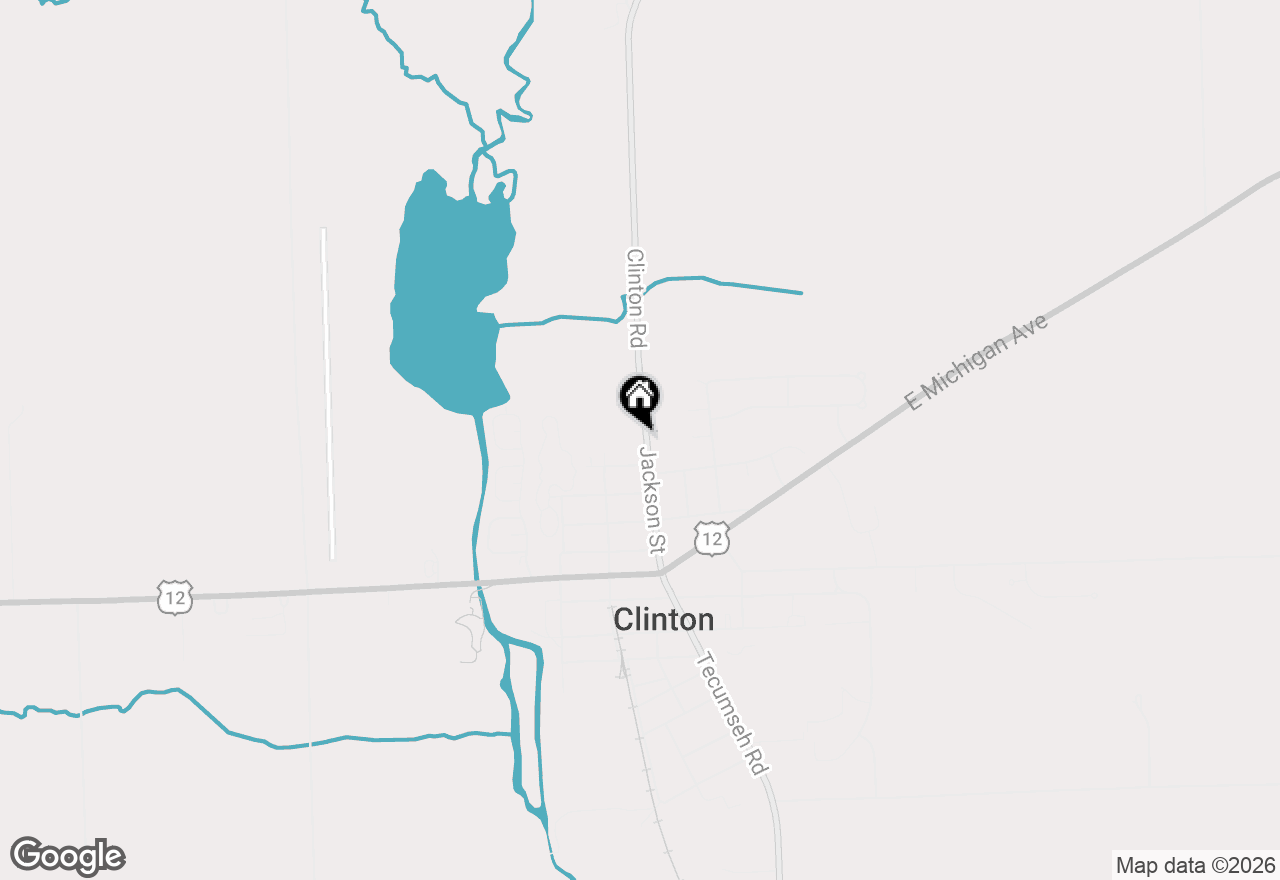 Map of 611 N Jackson Street #1, Clinton, MI 49236