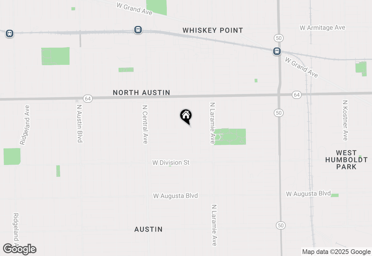 Map of 1402 N Lorel Avenue, Chicago, IL 60651